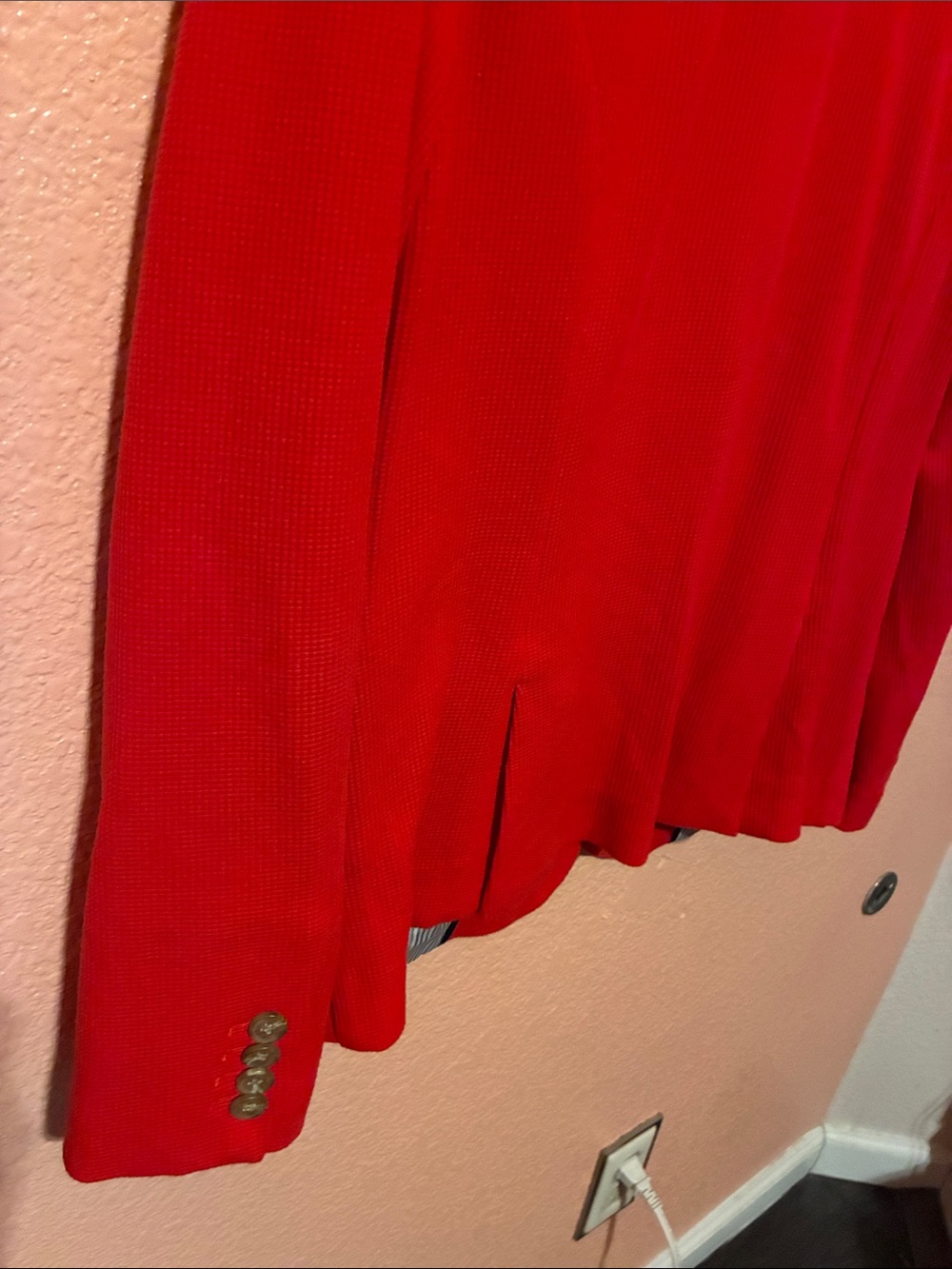 COURT & ROWE Bright Red Single-Button Blazer - Picture 7 of 10